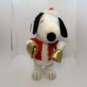 Snoopy Hallmark bell ringer animatronic plush Xmas figure